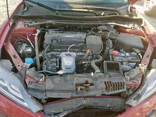 1HGCT1B3XGA003396 - 2016 HONDA ACCORD LX- RED photo 7