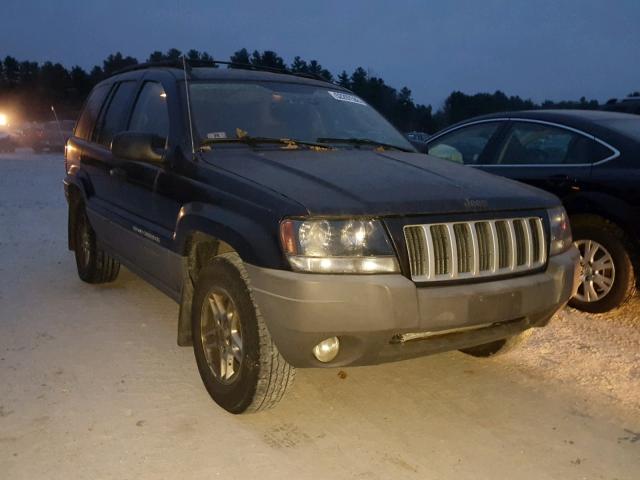 1J4GW48S24C127065 - 2004 JEEP GRAND CHER BLACK photo 1