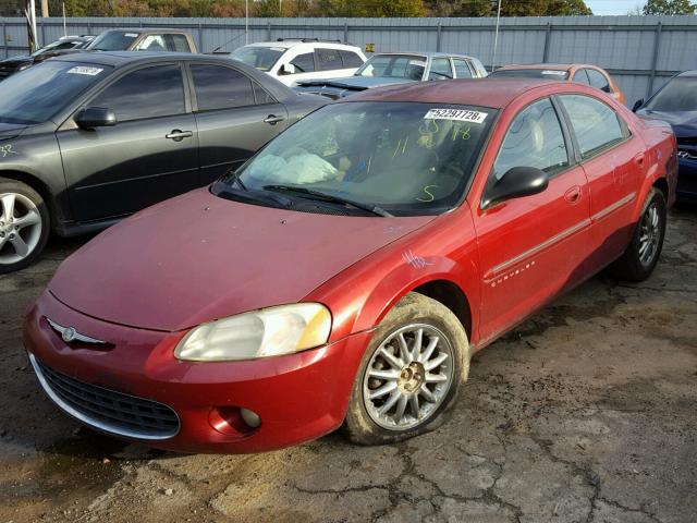 1C3EL56U41N641603 - 2001 CHRYSLER SEBRING LX BURGUNDY photo 2