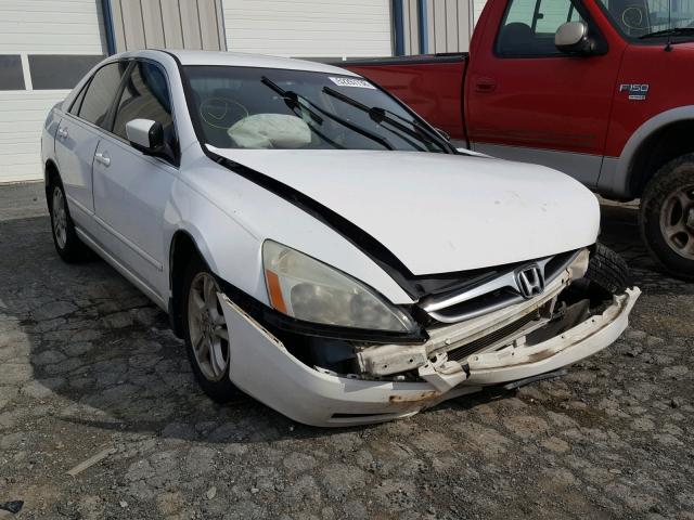 1HGCM56366A018345 - 2006 HONDA ACCORD SE WHITE photo 1