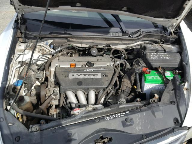 1HGCM56366A018345 - 2006 HONDA ACCORD SE WHITE photo 7