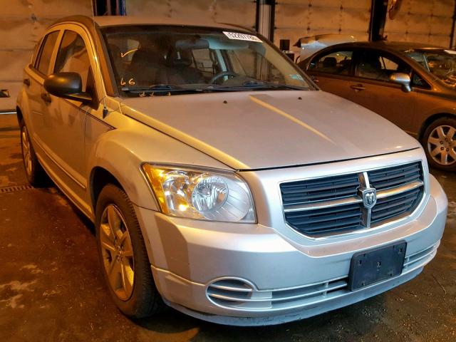 1B3HB48B57D242412 - 2007 DODGE CALIBER SX SILVER photo 1