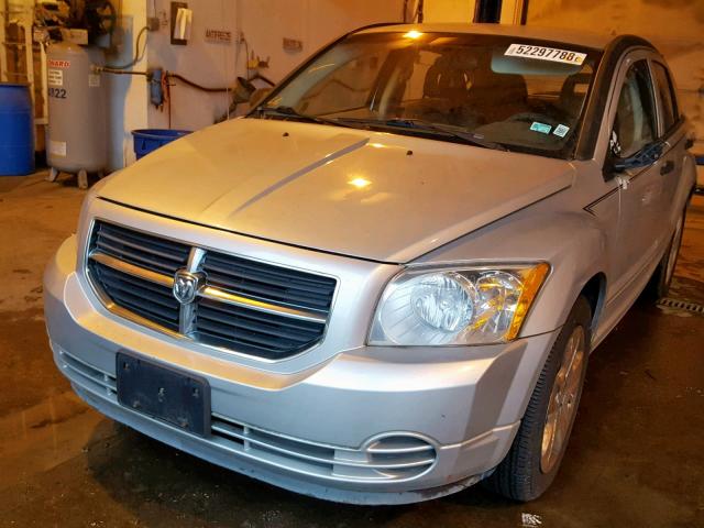 1B3HB48B57D242412 - 2007 DODGE CALIBER SX SILVER photo 2