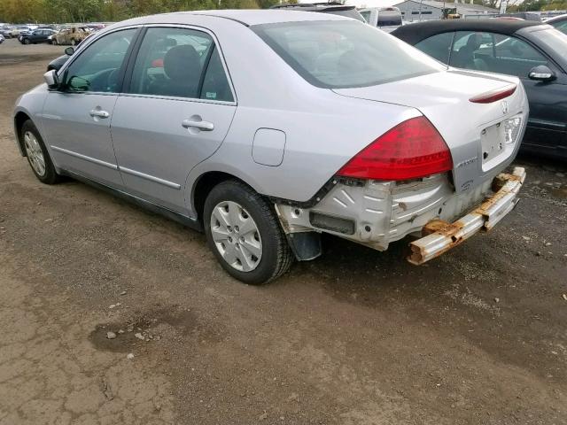 1HGCM56446A103418 - 2006 HONDA ACCORD LX SILVER photo 3