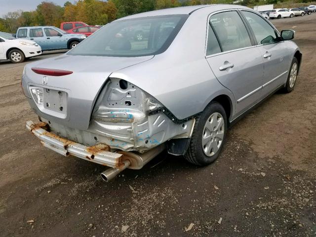 1HGCM56446A103418 - 2006 HONDA ACCORD LX SILVER photo 4