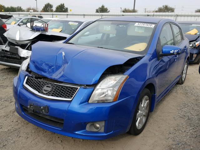 3N1AB6AP4BL682693 - 2011 NISSAN SENTRA 2.0 BLUE photo 2