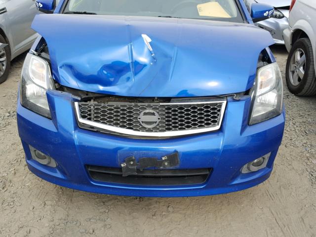 3N1AB6AP4BL682693 - 2011 NISSAN SENTRA 2.0 BLUE photo 7