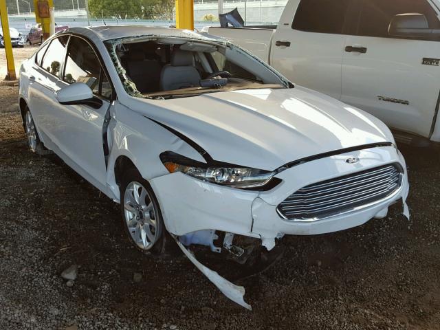 3FA6P0G74GR121395 - 2016 FORD FUSION S WHITE photo 1