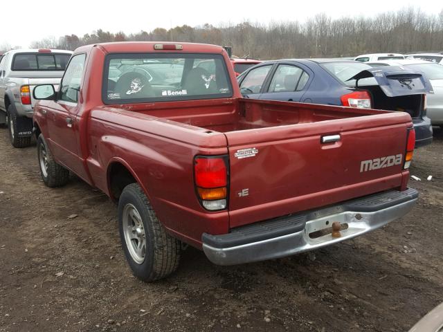 4F4YR12C5YTM34129 - 2000 MAZDA B2500 RED photo 3