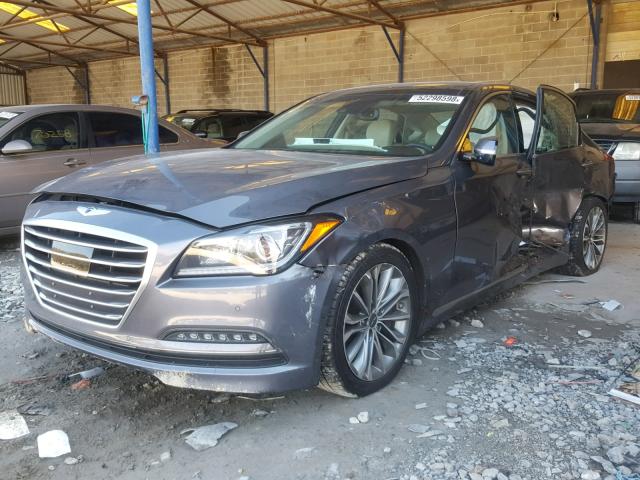 KMHGN4JE1GU116825 - 2016 HYUNDAI GENESIS 3. GRAY photo 2