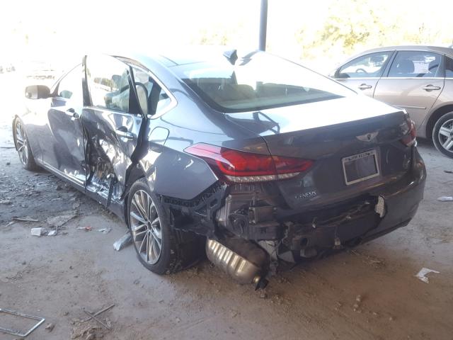 KMHGN4JE1GU116825 - 2016 HYUNDAI GENESIS 3. GRAY photo 3