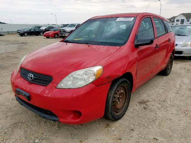 2T1KR32EX5C347891 - 2005 TOYOTA COROLLA MA RED photo 2