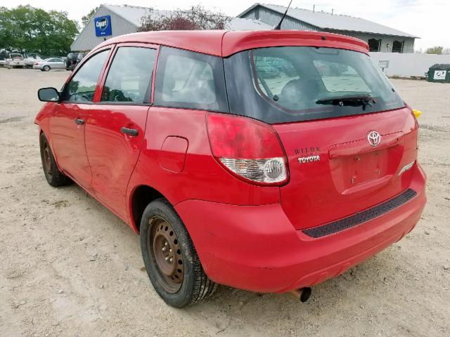 2T1KR32EX5C347891 - 2005 TOYOTA COROLLA MA RED photo 3