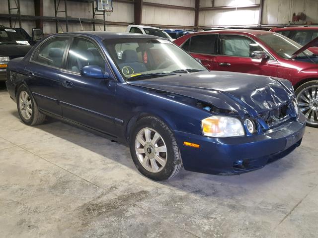 KNAGD128645268018 - 2004 KIA OPTIMA BLUE photo 1