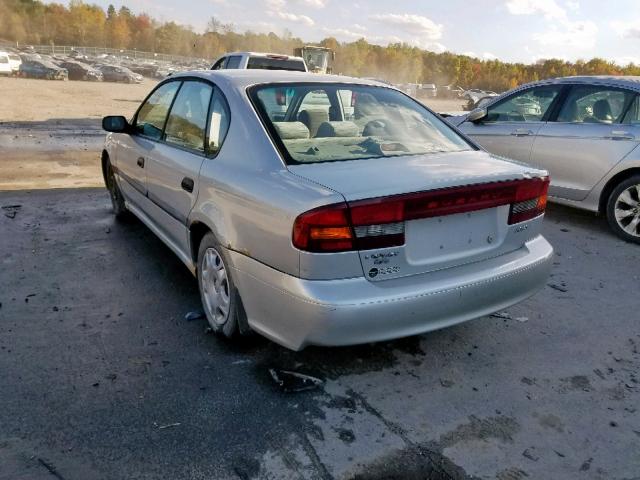 4S3BE635127208385 - 2002 SUBARU LEGACY L SILVER photo 3