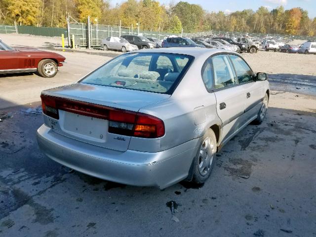 4S3BE635127208385 - 2002 SUBARU LEGACY L SILVER photo 4