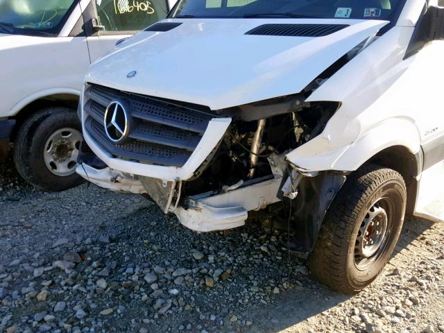 WD3PE8CC4FP148067 - 2015 MERCEDES-BENZ SPRINTER 2 WHITE photo 9