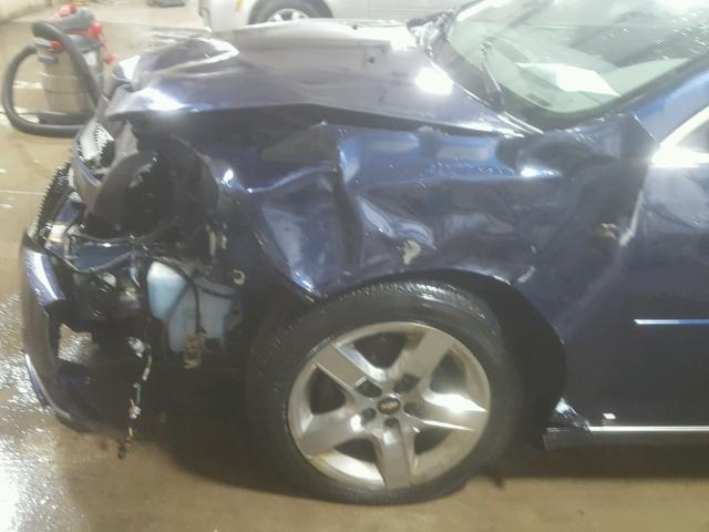 1G1ZH57B484249452 - 2008 CHEVROLET MALIBU 1LT 蓝色 照片 9