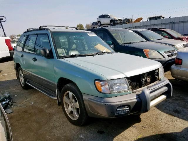 JF1SF6559XH702446 - 1999 SUBARU FORESTER S GREEN photo 1