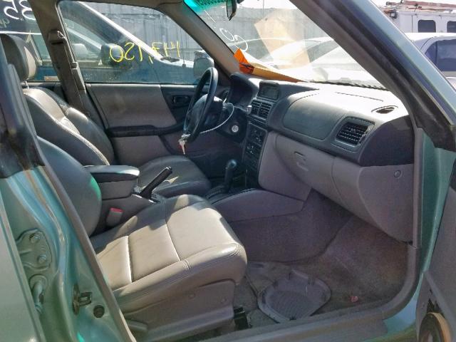 JF1SF6559XH702446 - 1999 SUBARU FORESTER S GREEN photo 5