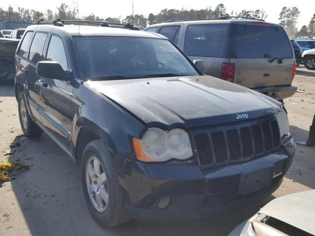 1J8HR48P59C535296 - 2009 JEEP GRAND CHER BLACK photo 1