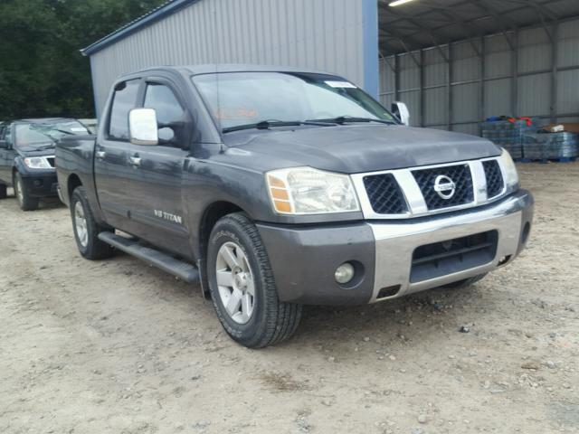 1N6BA07AX5N519522 - 2005 NISSAN TITAN XE GRAY photo 1