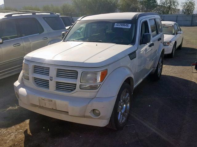 1D8GT58698W114875 - 2008 DODGE NITRO R/T WHITE photo 2