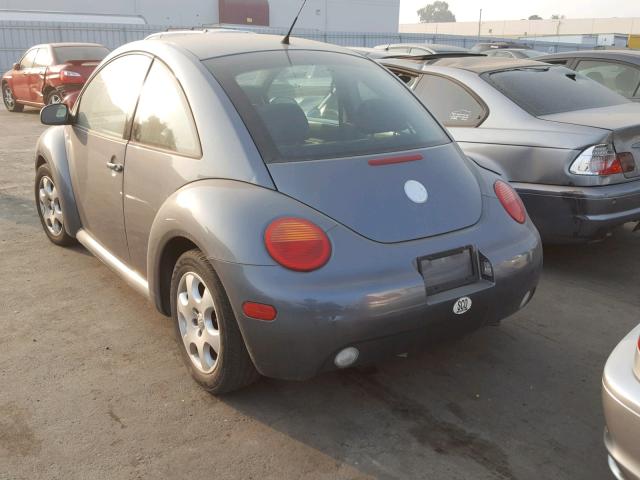 3VWCK21C73M424222 - 2003 VOLKSWAGEN NEW BEETLE GRAY photo 3