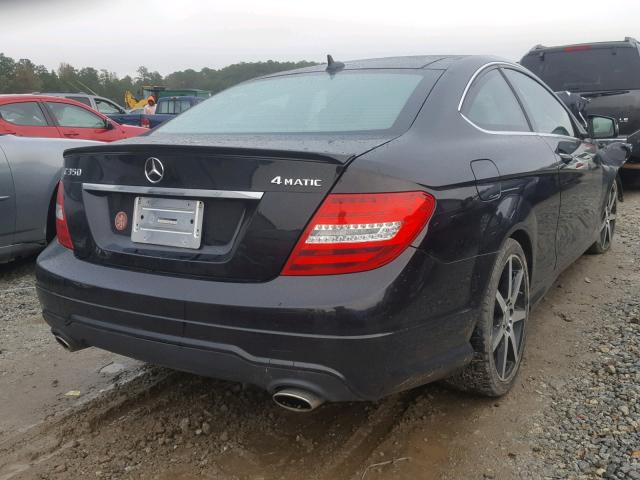 WDDGJ8JB3FG387577 - 2015 MERCEDES-BENZ C 350 4MAT BLACK photo 4