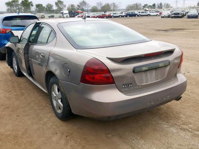 2G2WP552971220091 - 2007 PONTIAC GRAND PRIX BEIGE photo 3