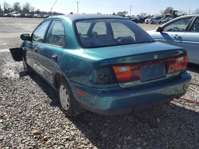 JM1BB1416T0324795 - 1996 MAZDA PROTEGE DX GREEN photo 3