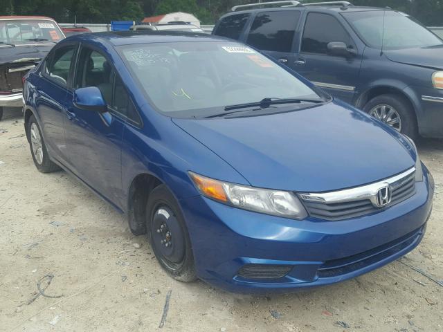 2HGFB2F90CH544098 - 2012 HONDA CIVIC EXL BLUE photo 1