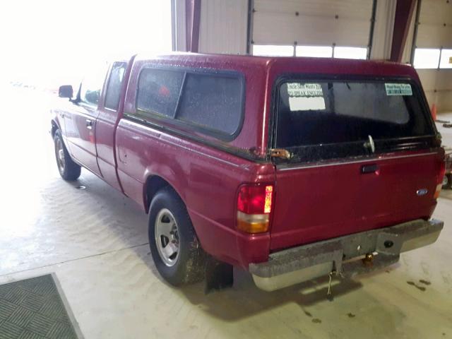 1FTCR14A8SPA74269 - 1995 FORD RANGER SUP RED photo 3