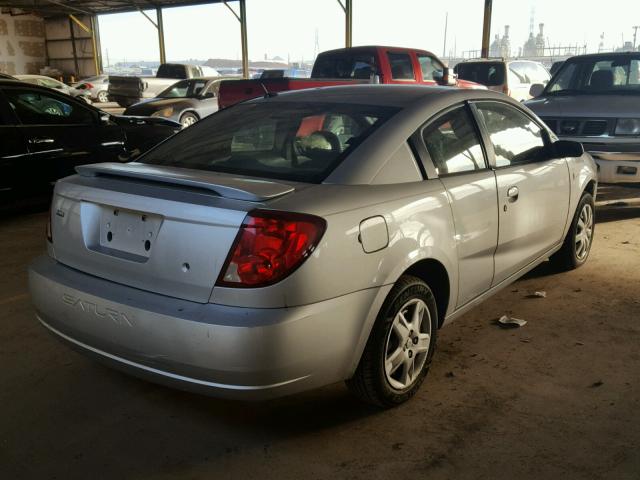 1G8AM15F56Z153693 - 2006 SATURN ION LEVEL SILVER photo 4