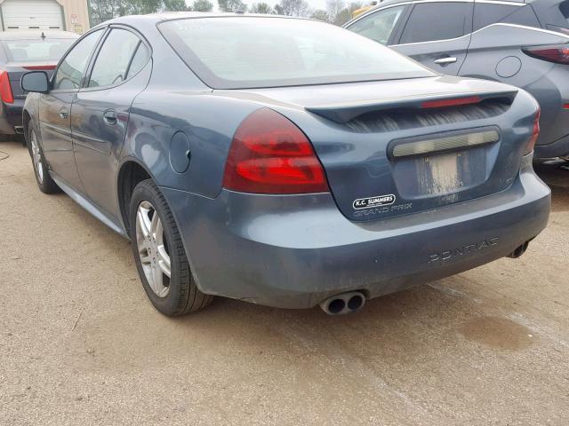 2G2WR554061284708 - 2006 PONTIAC GRAND PRIX Көк фото 3