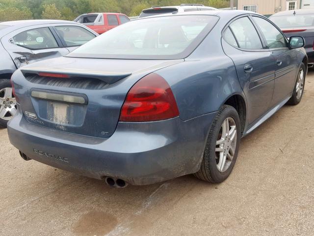 2G2WR554061284708 - 2006 PONTIAC GRAND PRIX Көк фото 4