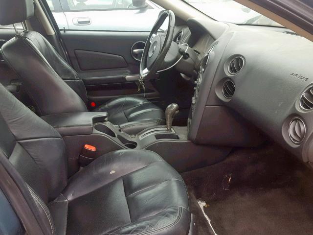 2G2WR554061284708 - 2006 PONTIAC GRAND PRIX Көк фото 5