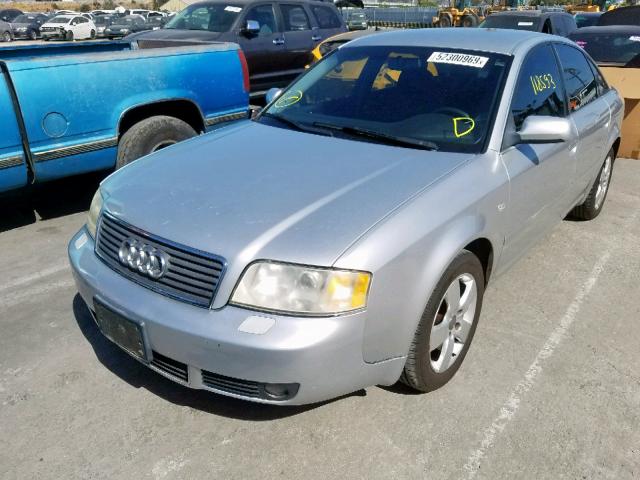 WAUJT64B72N129298 - 2002 AUDI A6 3 SILVER photo 2