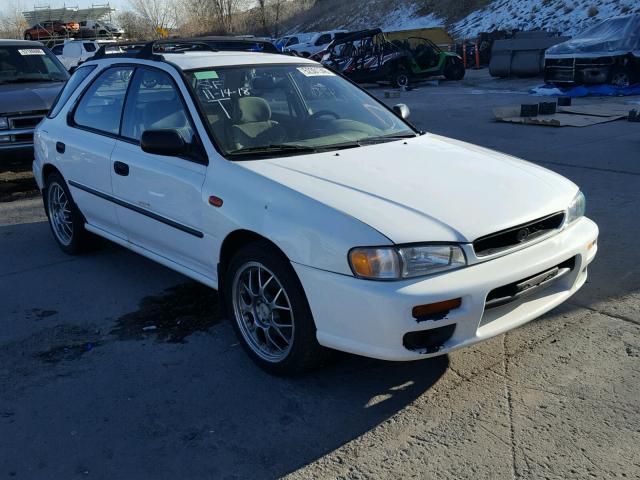 JF1GF4356VG823533 - 1997 SUBARU IMPREZA L WHITE photo 1