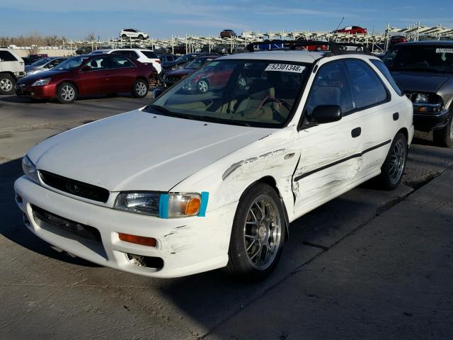 JF1GF4356VG823533 - 1997 SUBARU IMPREZA L WHITE photo 2