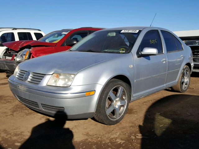 3VWRK69M94M004364 - 2004 VOLKSWAGEN JETTA GL SILVER photo 2