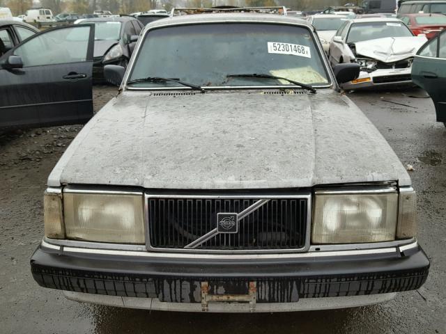 YV1AX8858K1821191 - 1989 VOLVO 245 DL GRAY photo 9