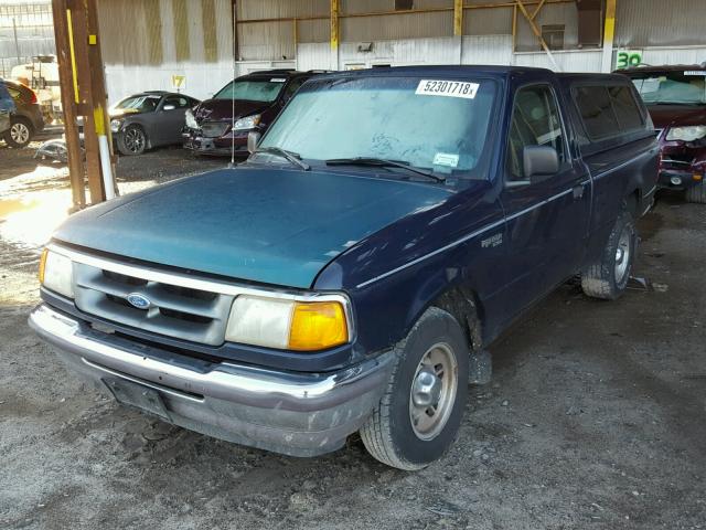 1FTCR10A5VTA85179 - 1997 FORD RANGER BLUE photo 2