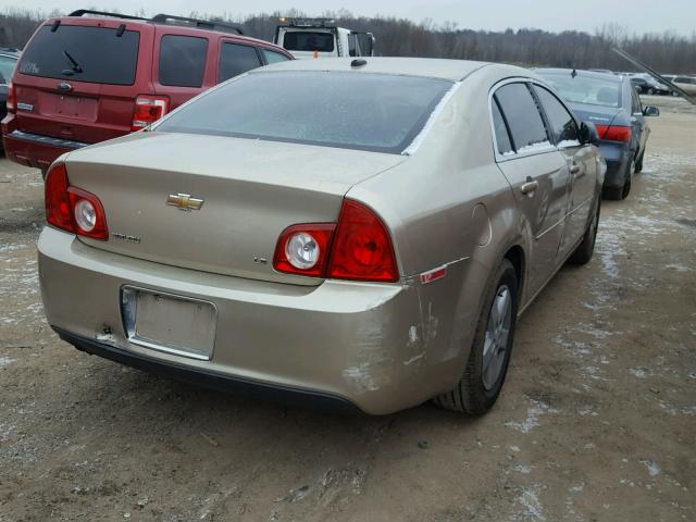 1G1ZG57B48F191334 - 2008 CHEVROLET MALIBU LS თაფლისფერი ფოტო 4