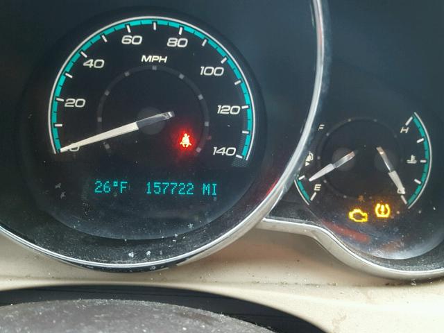 1G1ZG57B48F191334 - 2008 CHEVROLET MALIBU LS თაფლისფერი ფოტო 8