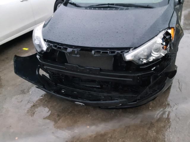 KNAFX4A82E5056501 - 2014 KIA FORTE EX BLACK photo 9