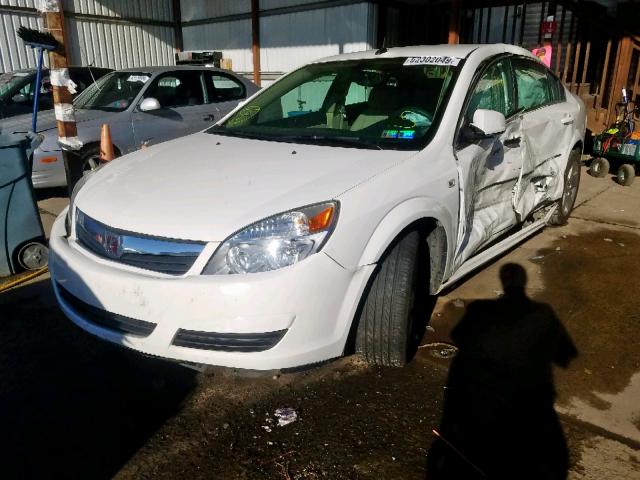 1G8ZS57N67F152110 - 2007 SATURN AURA XE WHITE photo 2