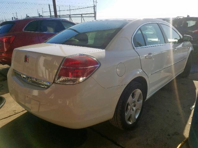 1G8ZS57N67F152110 - 2007 SATURN AURA XE WHITE photo 4