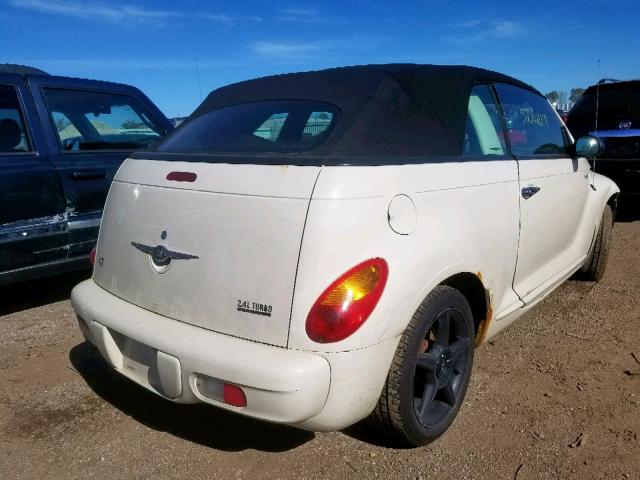 3C3AY75S85T283469 - 2005 CHRYSLER PT CRUISER WHITE photo 4