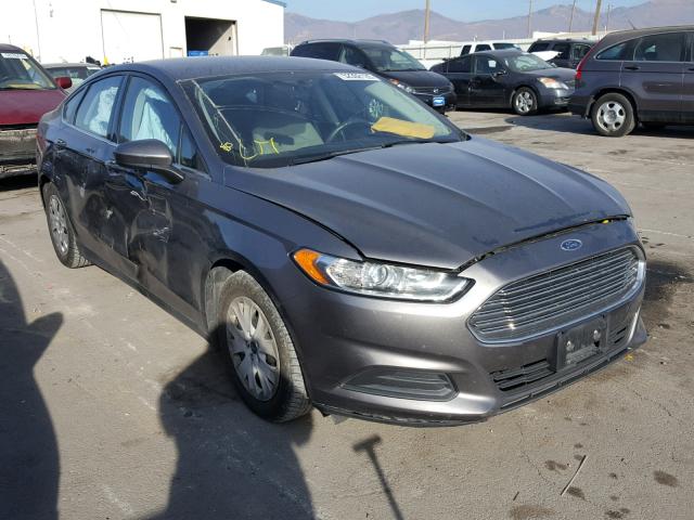 3FA6P0G76DR311792 - 2013 FORD FUSION S CHARCOAL photo 1